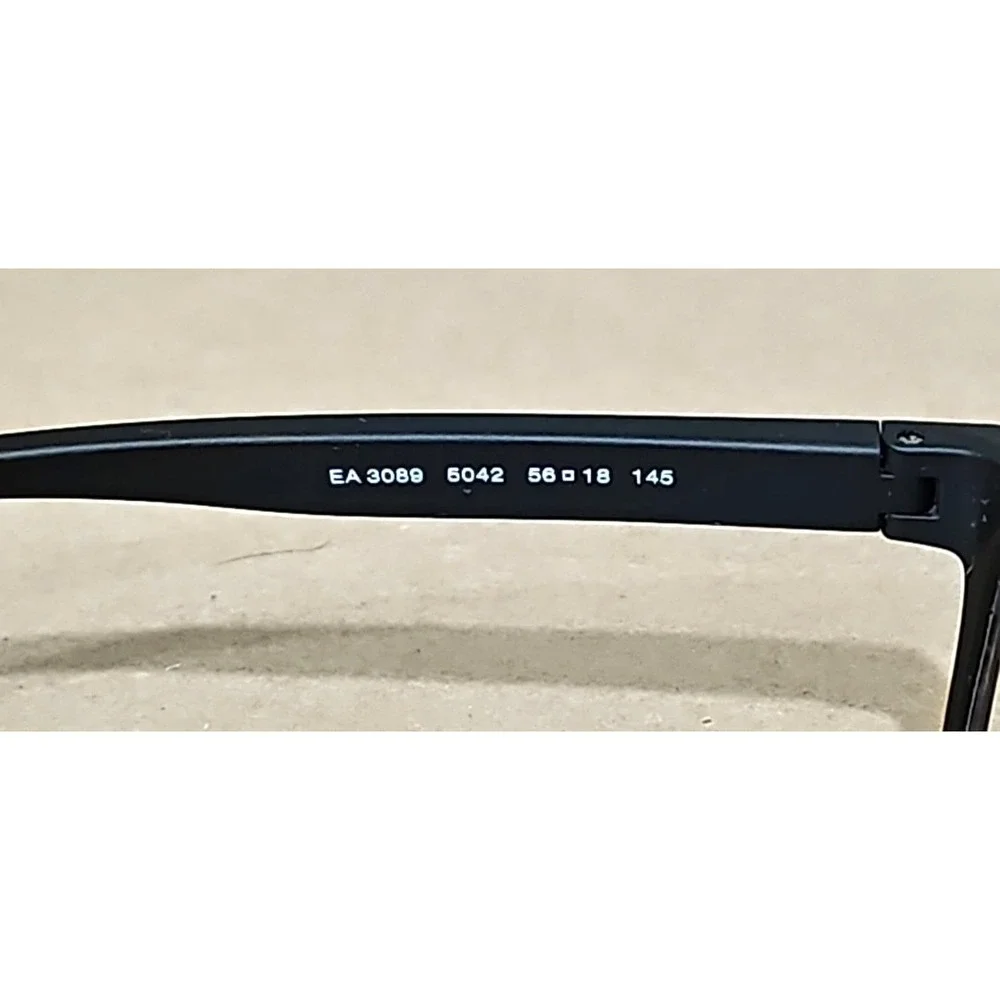 Emporio Armani EA3089 5042 Black Square Glasses Frames Only 58-18 145